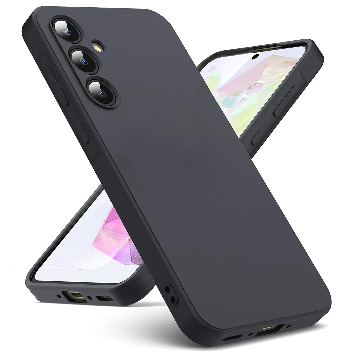 Samsung Galaxy A55 - Shockproof Silicone TPU Case For Samsung