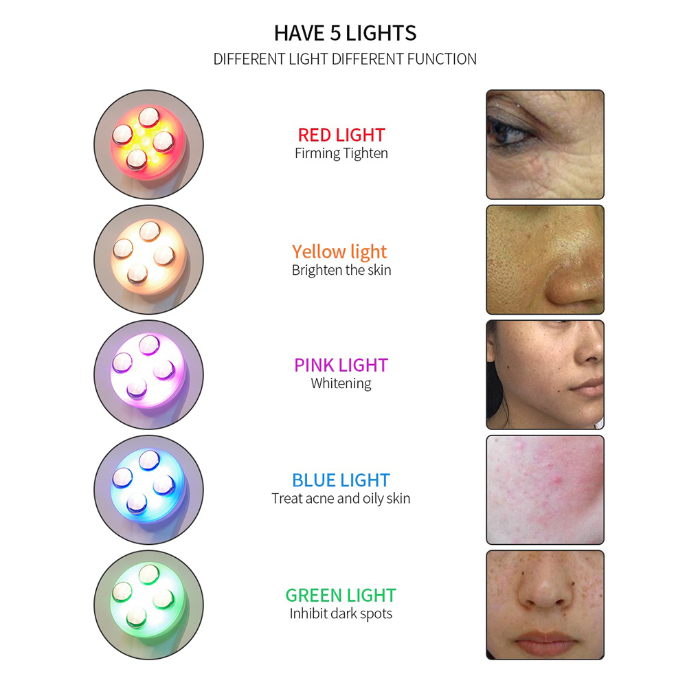 5 In 1 Home Facial Beauty Devi - Galvanic Skin Sensor review and price